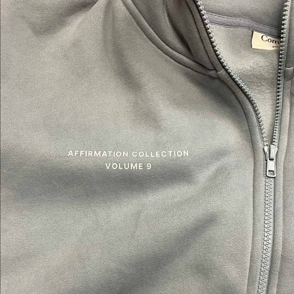 Comfrt Clothing Affirmation Collection‎ Vol 9 Zip Hoodie Blue Oversized 2XL - Picture 5 of 9